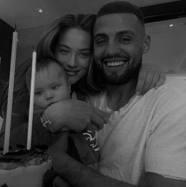 Izabel Kovacic with her husband Mateo Kovacic and son Ivan.
